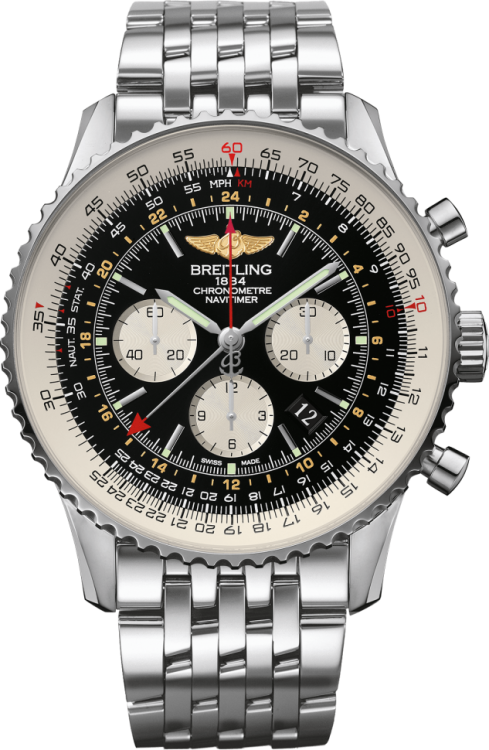 Breitling Navitimer 1 B04 Chronograph GMT 48 AB044121/BD24/453A