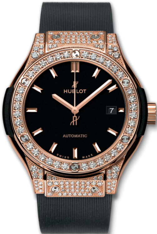 Hublot Classic Fusion King Gold Pave 33 mm 582.OX.1180.RX.1704