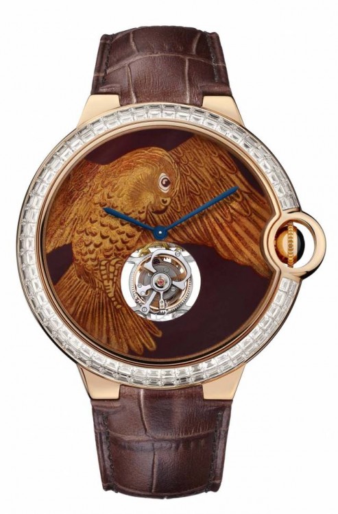 Ballon Bleu de Cartier 46 Flying Tourbillon Diamonds Pink Gold HPI00895