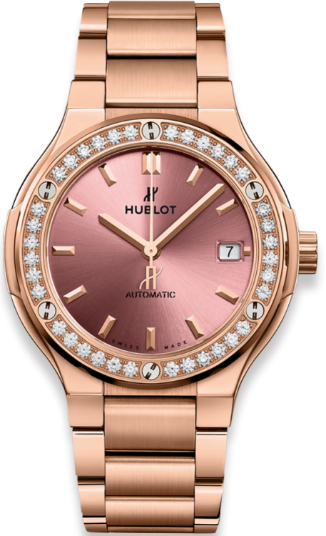 Hublot Classic Fusion King Gold Pink Bracelet 585.OX.891P.OX.1204