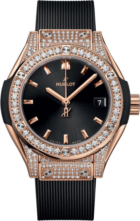 Hublot Classic Fusion King Gold Pave 591.OX.1480.RX.1604