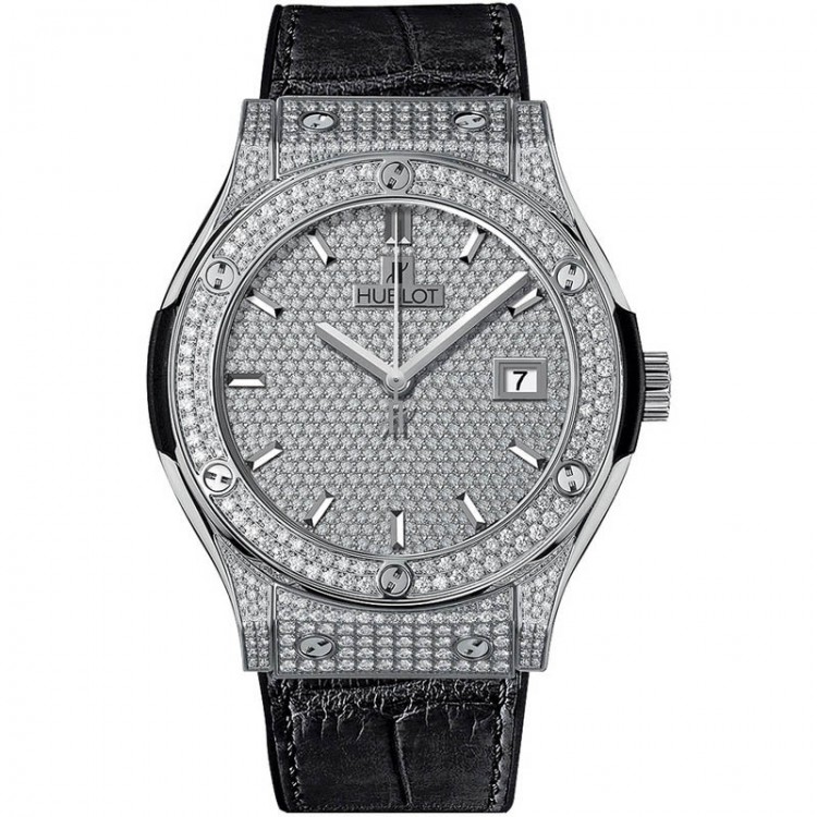 Hublot Classic Fusion Titanium Full Pave 33 581.NX.9010.LR.1704