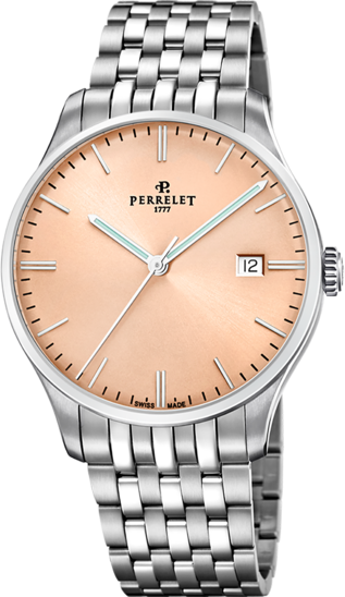Perrelet Weekend 3 Hands Salmon A1300/F