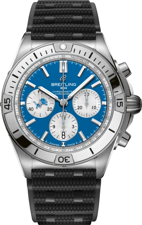 Breitling Chronomat B01 42 NFL Detroit Lions Edition AB01342B1CCS1