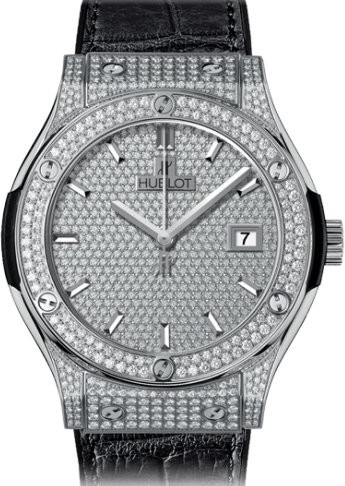 Hublot Classic Fusion Titanium Full Pave 42 542.NX.9010.LR.1704
