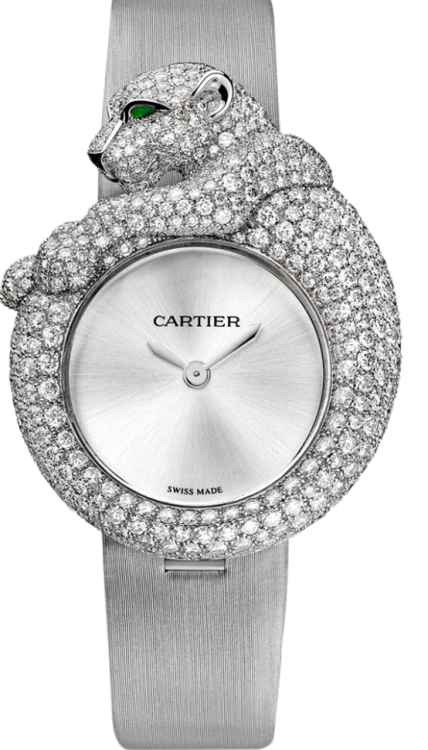 Creative Jeweled Bestiaire Watches Feline de Cartier Watch HPI00341