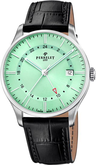 Perrelet Weekend GMT Green Mint A1304/C