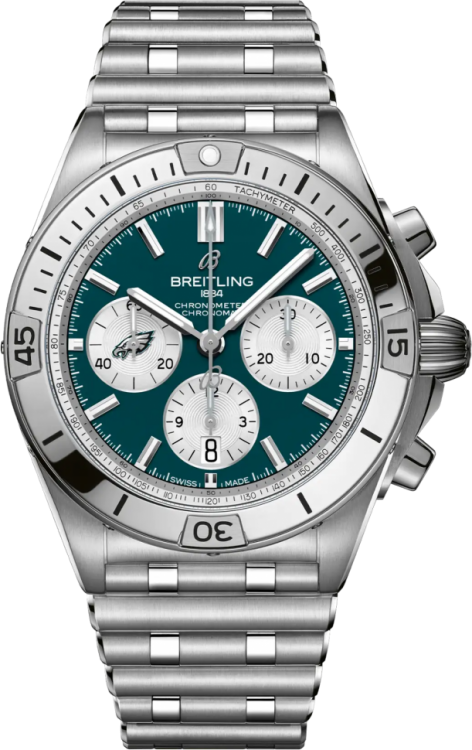 Breitling Chronomat B01 42 NFL Philadelphia Eagles Edition AB01342B1L4A1
