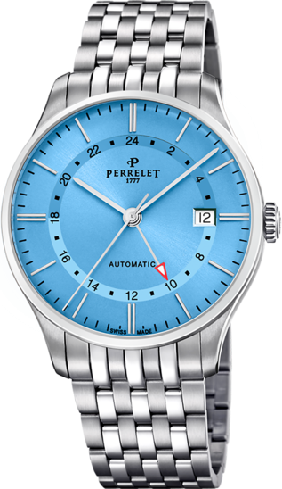 Perrelet Weekend GMT Ice Blue A1304/9