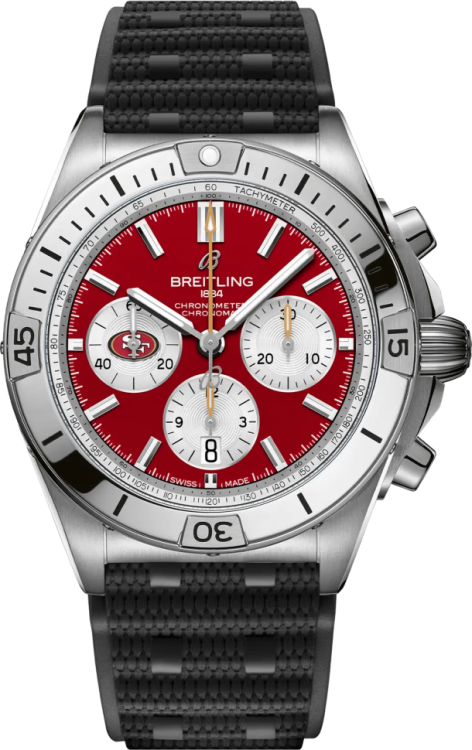 Breitling Chronomat B01 42 NFL San Francisco 49ers Edition AB01342B1K1S1