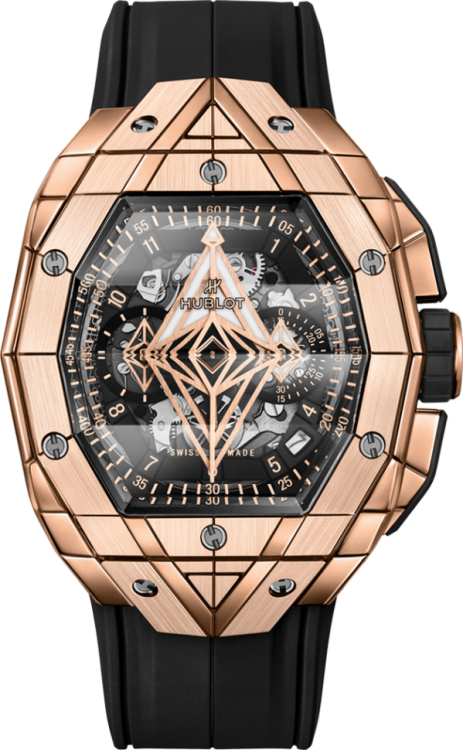 Hublot Shaped Spirit Of Big Bang Sang Bleu King Gold 648.OX.0108.RX.MXM23