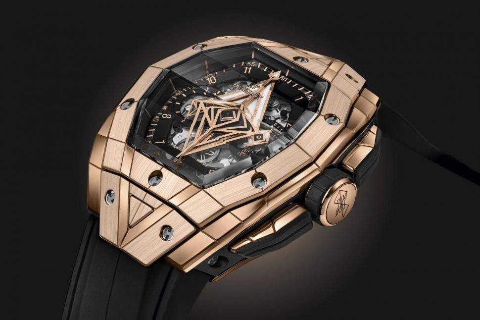 Hublot Shaped Spirit Of Big Bang Sang Bleu King Gold 648.OX.0108.RX.MXM23 Spirit.Watch