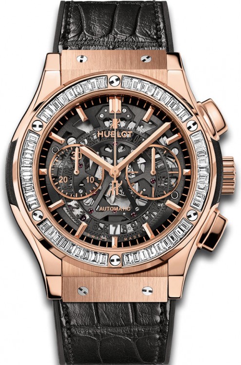 Hublot Classic Fusion Aerofusion King Gold Baguettes 525.OX.0180.LR.1904