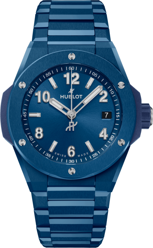Hublot Big Bang Integrated Time Only Blue Ceramic 457.EX.7170.EX Spirit.Watch