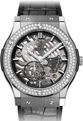 Hublot Classic Fusion Classico Ultra-Thin Titanium Diamonds 45 515.NX.0170.LR.1104