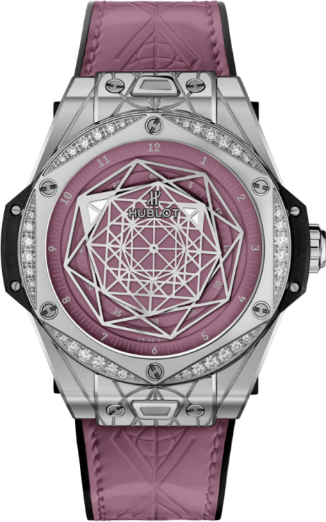 Hublot Big Bang One Click Sang Bleu Steel Pink Diamonds 465.SS.89P7.VR.1204.MXM20
