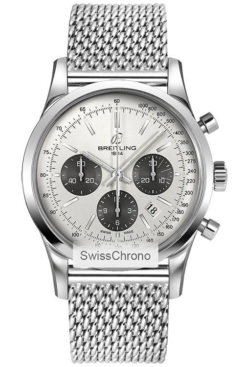 Breitling Transocean Chronograph ab015212/g724-ss