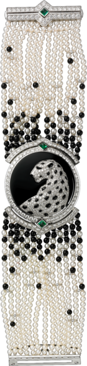 Cartier Creative Jeweled Bestiaire Secret Watch With Panther Decor HPI00551