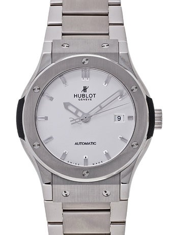 Hublot Classic Fusion Titanium Opalin Bracelet 42 542.NX.2610.NX