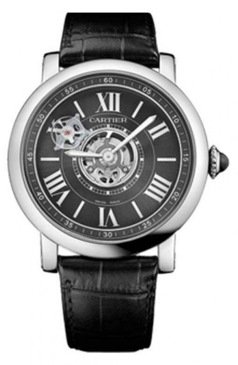Rotonde de Cartier Astrotourbillon Carbon Crystal Watch W1556221
