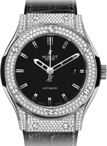 Hublot Classic Fusion Titanium Pave 45 511.NX.1170.LR.1704