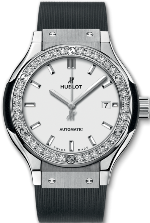 Hublot Classic Fusion Titanium Opalin Diamonds 33 mm 582.NX.2610.RX.1204