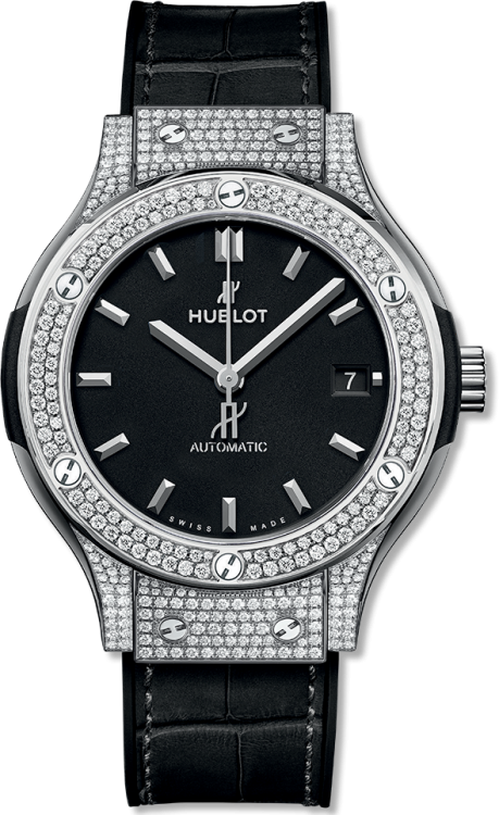 Hublot Classic Fusion Titanium Pave 38 mm 565.NX.1470.LR.1604