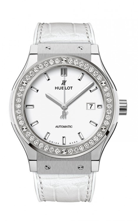 Hublot Classic Fusion Titanium White Diamonds 42 542.NE.2010.LR.1204