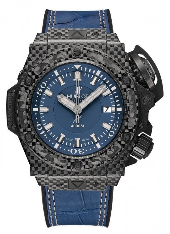 Hublot King Power Oceanographic 4000 Carbon Denim 48 731.QX.5190.GR
