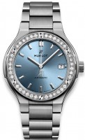 Hublot Classic Fusion Titanium Light Blue Bracelet 568.NX.891L.NX.1204