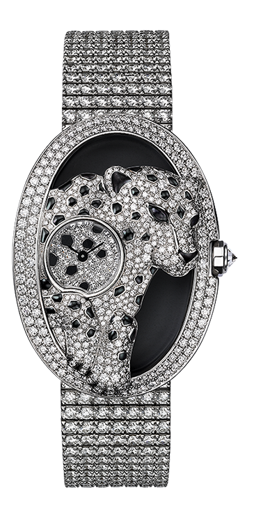 Creative Jeweled High Jewellery Panthere Ajouree de Cartier Watch HPI00763
