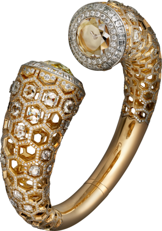 Cartier Creative Jeweled High Jewellery Honeycomb Watch HPI00992