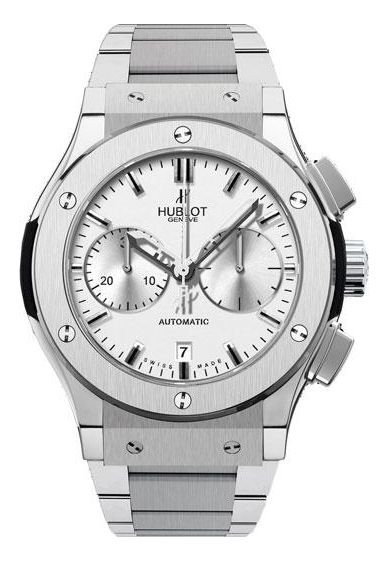 Hublot Classic Fusion Chrono Titanium Opalin Bracelet 45 521.NX.2610.NX