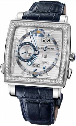 Ulysse Nardin Quadrato Dual Time Perpetual 320-90B/91