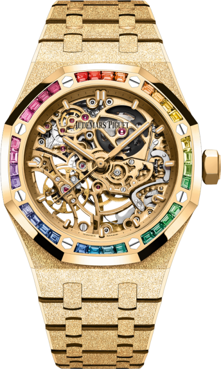 Audemars Piguet Royal Oak Frosted Gold Double Balance Wheel Openworked 15468BA.YG.1259BA.01-B