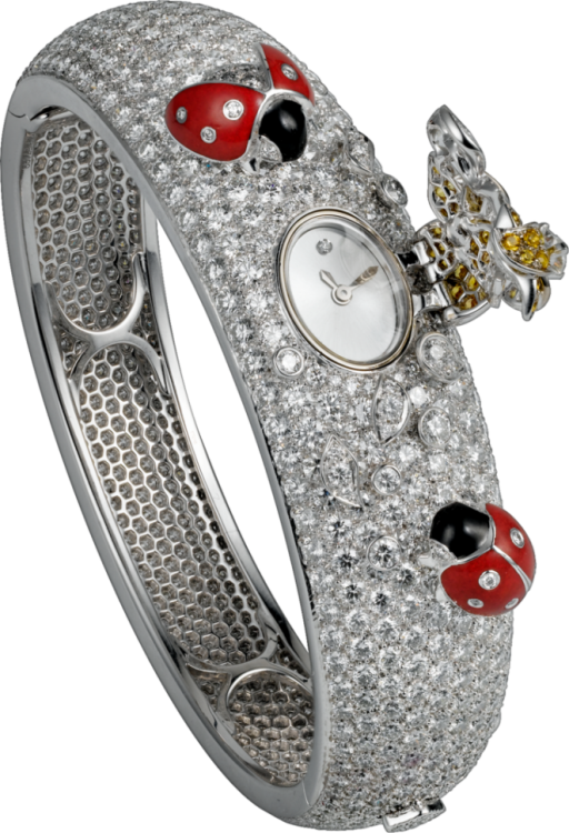 Cartier Creative Jeweled High Jewellery Secret Hour Watch HPI00544